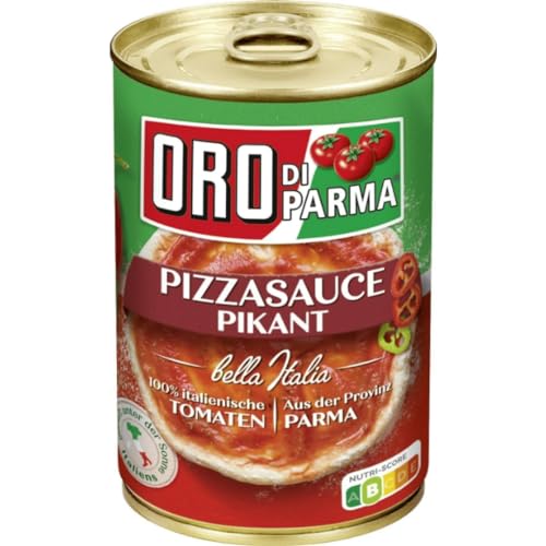 Oro di Parma Pizzasauce pikant Pizzaboden Soße Sauce Pizza Soße 400 gramm von Pufai