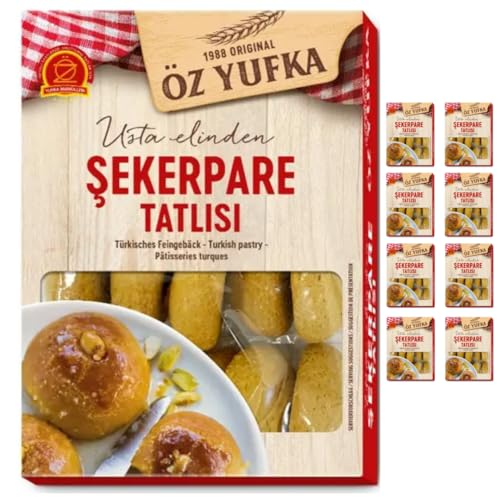 Oz Yufka, Sekerpare Turkish Style süß Milchdessert Köstliches praktisches Dessert 250g x 9 Packungen von Pufai