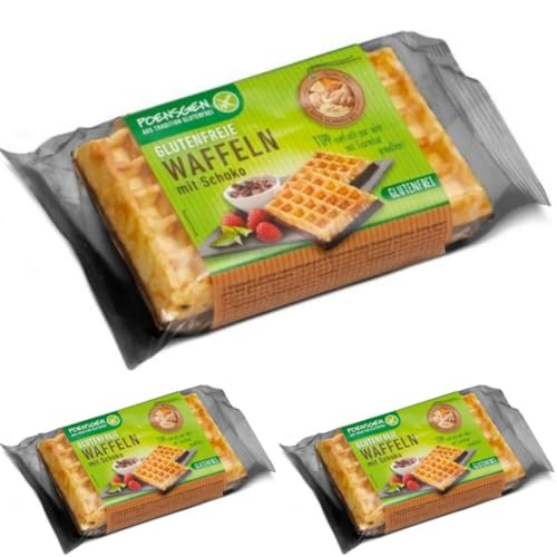 Poensgen Waffeln extra soft mit Schoko 120 Gramm x 3 STÜCK mit Pufai Grocery von Pufai