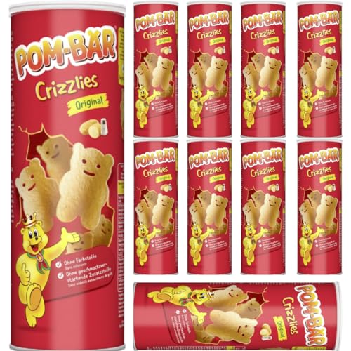 Pom-Bär Crizzlies Original Chips 150 Gramm x 10 Stück von Pufai