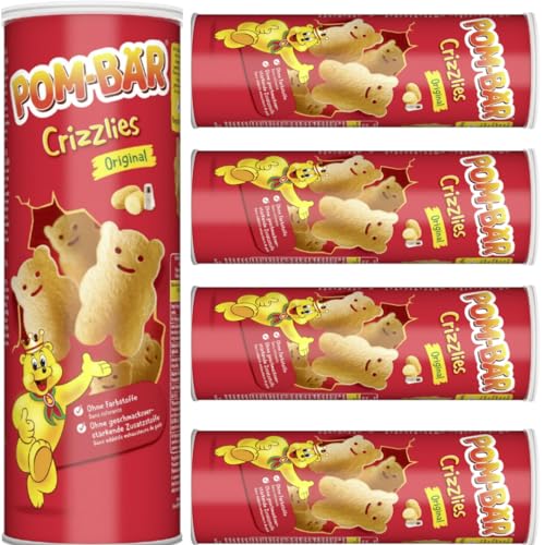 Pom-Bär Crizzlies Original Chips 150 Gramm x 5 Stück von Pufai