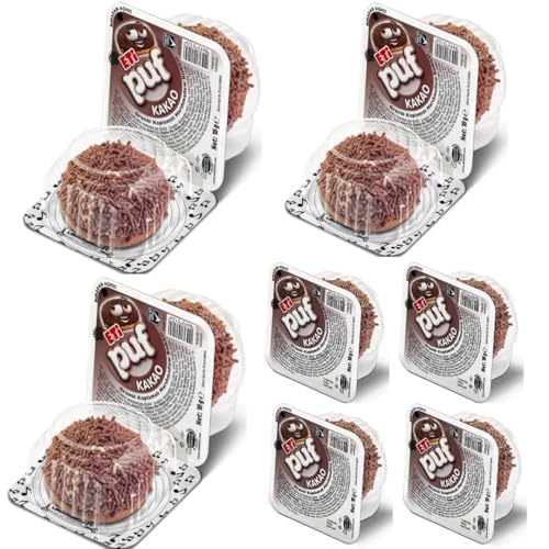 Pufai Grocery Eti Puf Kakao, Marshmallow-Keks, 18 g x 10 Stück von Pufai