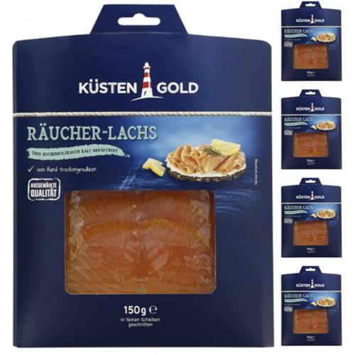 Räucher-Lachs 150 gramm X 5 STÜCK [Frischegarantie] von Pufai