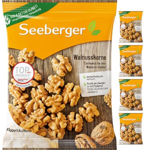 Seeberger Walnusskerne Walnuss 150 gramm x 5 Stück von Pufai