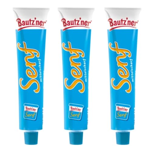 Senf mittelscharf (100ml) Tube x 3 Sücks von Pufai