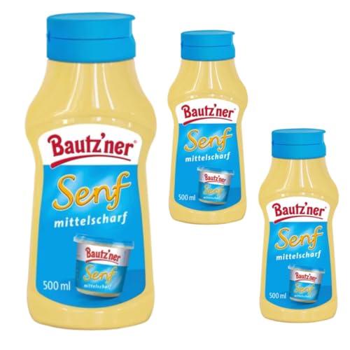 Senf mittelscharf 500ml x 3 Stücks von Pufai