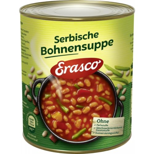 Serbische Bohnensuppe Mit grünen Bohnen, Paprika & Rauchspeck 750 ml von Pufai