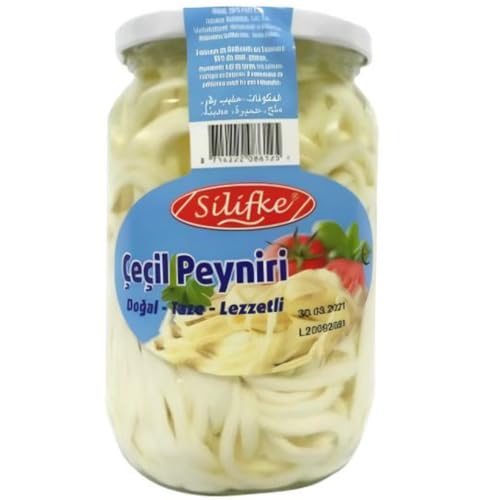 Silifke Cheçil Käse natürlicher frischer Chechil-Käse 200 Gramm mit Pufai Lebensmittelgeschäft von Pufai