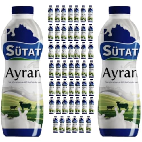 Sütat Türkisches, Joghurtgetränk Joghurtdrink ayran - 250 ml x 50 Stück von Pufai