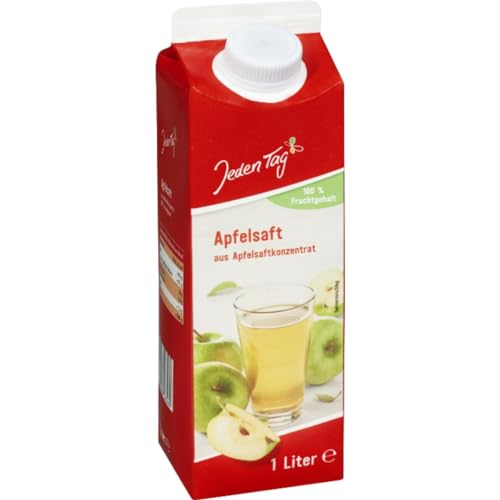 Tag Apfelsaft Apfelsaft aus Apfelsaftkonzentrat, 100% Fruchtgehalt 1000 Milliliter von Pufai