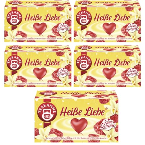 Teekanne Heiße Liebe Tee 20 x 2.25 gramm x 5 er Pack von Pufai