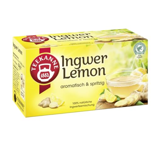 28 STÜCK X Teekanne Ingwer-Lemon Tee Kräutertee 20 x 1,75 g von Pufai