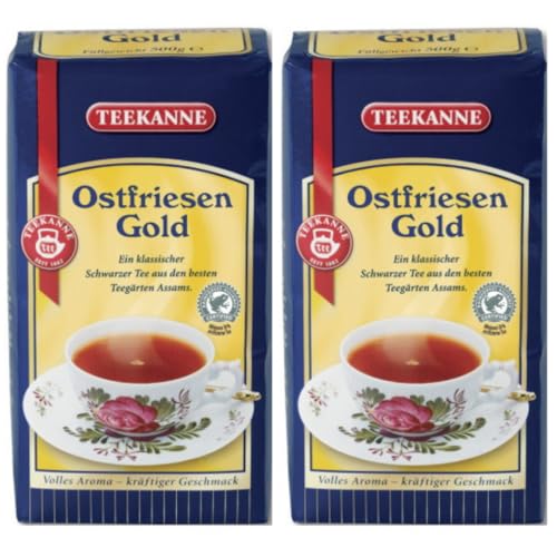 Teekanne Ostfriesen Gold lose Tee 500 Gramm x 2 STÜCK von Pufai