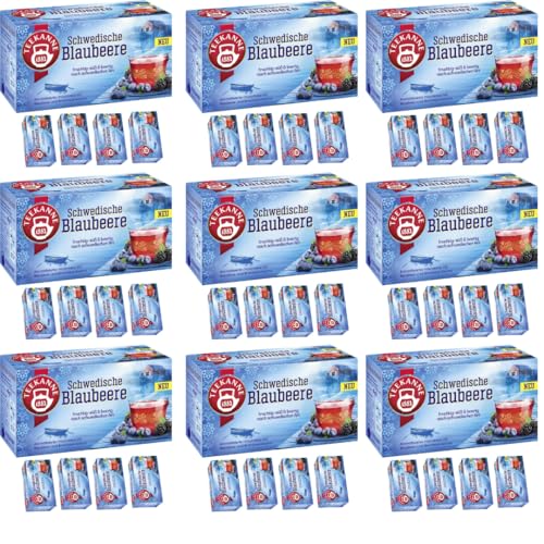 Teekanne Schwedische Blaubeere 20 x 2,50 gramm x 45 er Pack von Pufai