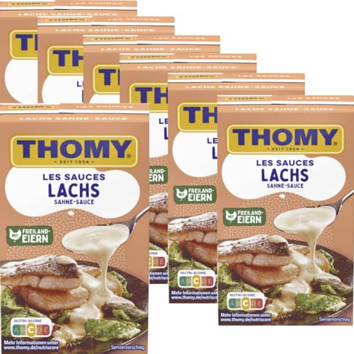 Thomy Les Sauces Lachs Sahne Sauce Soße 250 gramm x 7 STÜCK von Pufai