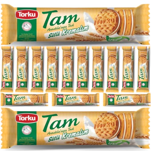 Torku Tam Doppelkeks mit Vollmilchcreme 83 Gramm x 15 STÜCK von Pufai