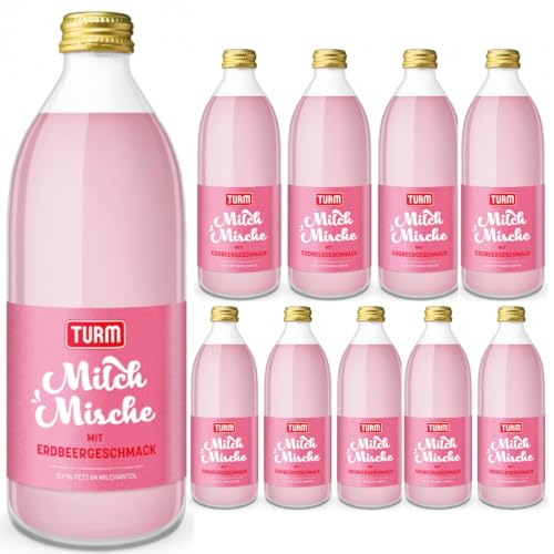 Turn Milch Mische Drink mit Erdbeergeschmack 500 milliliter x 10 Stück von Pufai