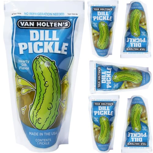 Van Holten's Pickles Dill Pickle Jumbo Pickle 140 Gramm x 6 Stück von Pufai