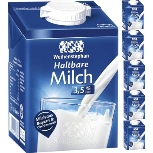 Haltbare Milch 3,5% 500 Mililiter x 6 Stück mit Pufai Grocery Überraschungsgeschenk von Pufai