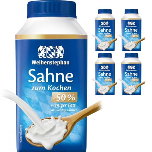 Weihenstephan Sahne zum Kochen 250 gramm x 5 Stücks [Frischegarantie] von Pufai