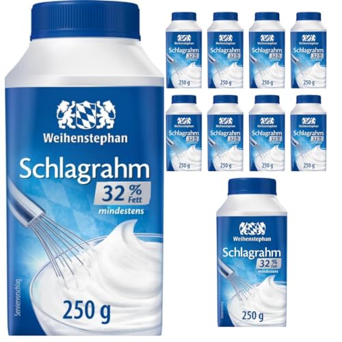 Weihenstephan Schlagrahm 32% 250 gramm x 10 Stück [Frischegarantie] von Pufai