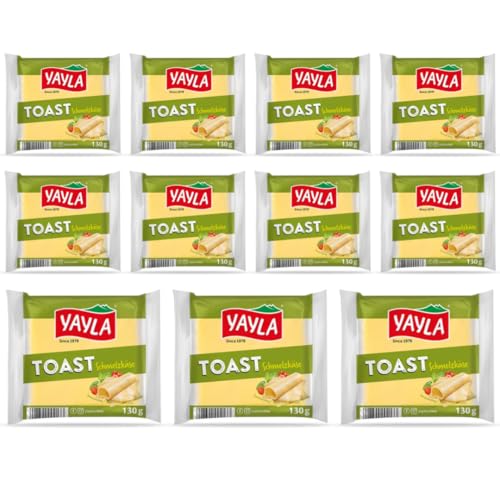 Yayla Gouda Toast Scheiben - Schmelzkäse 130 Gramm x 11 Stück von Pufai