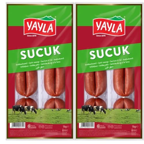 Yayla Knoblauchwurst nach türkischer Art wurst- 1000g X 2 STÜCK von Pufai