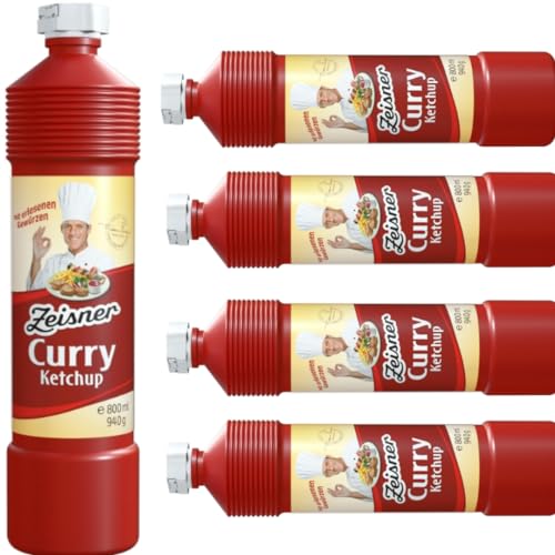 Zeisner Curry Ketchup 800 Mililiter x 5 STÜCK von Pufai