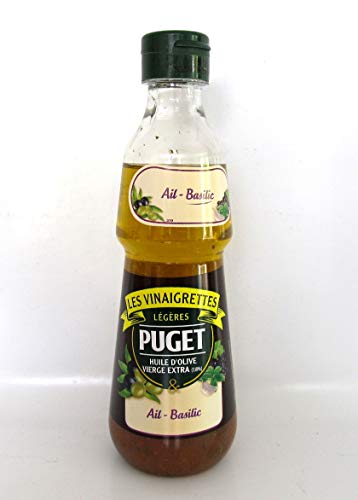 PUGET Vinaigrette Salatsoße Olivenöl Essig Knoblauch Basilikum 330 ml. von Puget