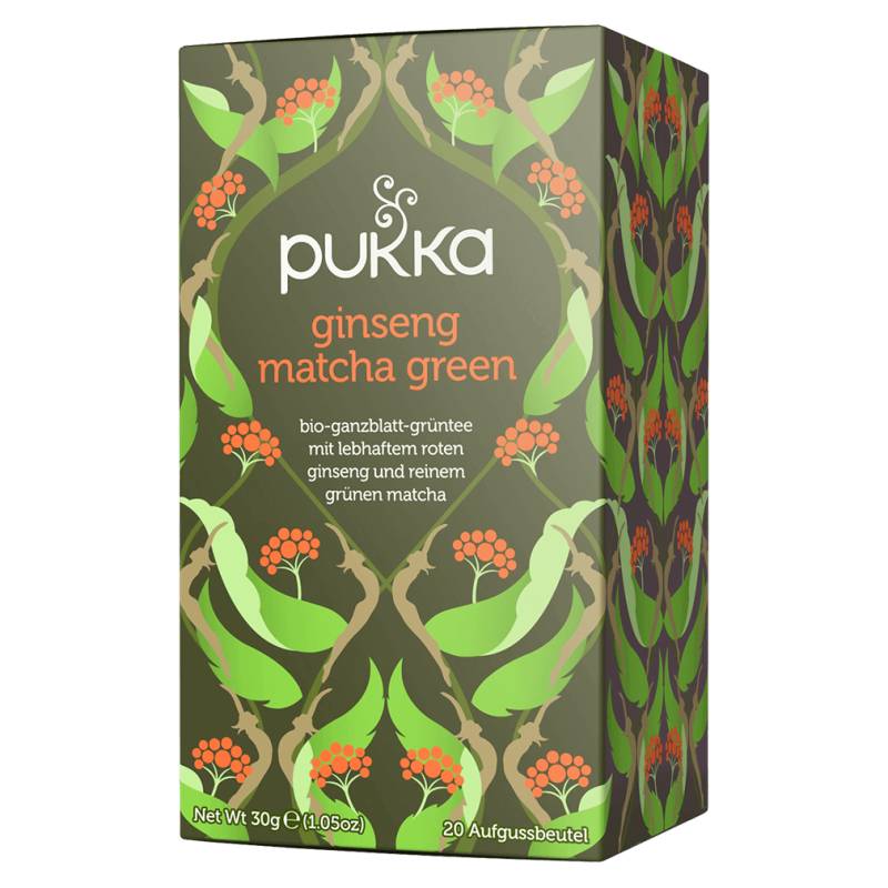 Bio Ginseng Matcha Green Tee von Pukka