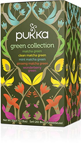 PUKKA Bio Green Collection Tee, 1er Pack (20 x 1,5g Teebeutel) - BIO von Pukka