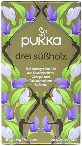 Pukka BIO Tee Drei Suessholz, 20 Beutel von Pukka