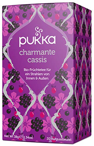 Pukka Herbs Bio Charmante Cassis Teemischung, 38 g von Pukka