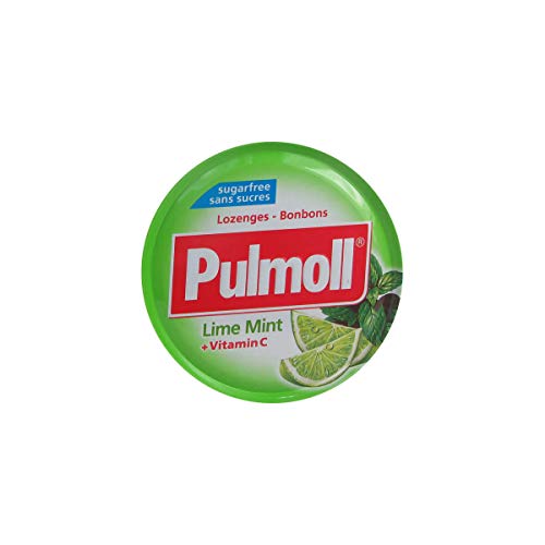 Pulmoll Mint Lime + Zuckerfreies Vitamin C 45gr von Pulmoll