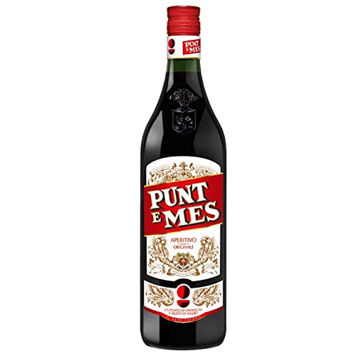 Fernet Punt E Mes Vermouth 16% (1 x 0,75l) | Süßlicher Wermut veredelt mit Bitterlikör | Der Aperitif-Klassiker Italiens von Punt E Mes