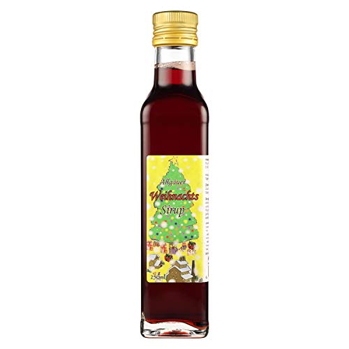 Weihnachts Sirup aus dem Allgäu | Handgemachter Sirup exklusiv zur Weihnachtszeit von Puntzelhof Allgäuer Delikatessen