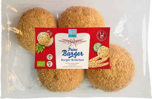 Burger Brötchen 2 x 240 gr von Pural