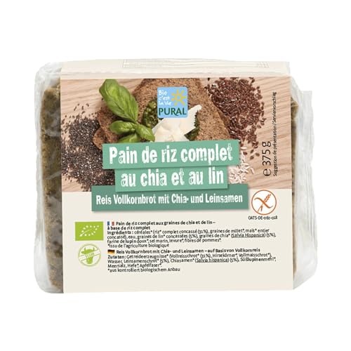 Chia-Brot mit Leinsamen 375g von Pural