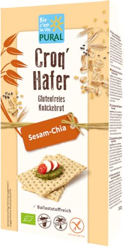 Croq'Hafer Sesam Chia 18 x 160 gr von Pural