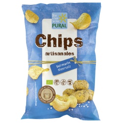 Kartoffelchips mit Schale, gesalzen von Pural