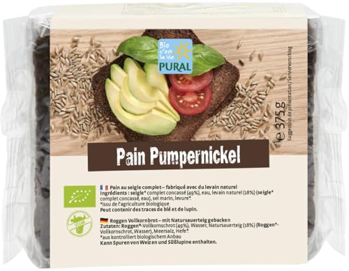 Pumpernickel Schnittbrot 12 x 375 gr von Pural