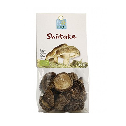 Pural Shiitake, luftgetrocknet (20 g) - Bio von Pural