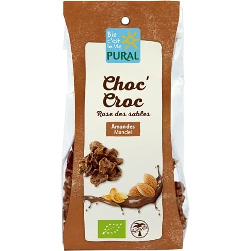 Pural Cornflakes-Pralinen "Choc' Croc" in Vollmilchschokolade mit Mandeln (100 g) - Bio von Pural