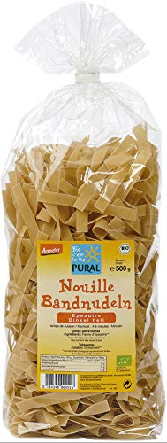 Pural Dinkel Bandnudel in Demeter Qualität 1x 500g von Pural