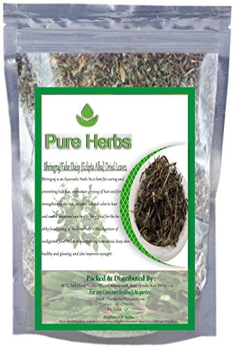 Pure Herbs Bhringraj Getrocknete Blätter, künstliche Gänseblümchen, 100 g von Pure Herbs