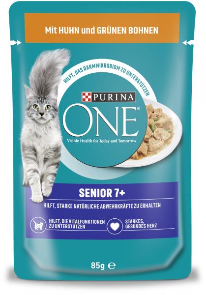 Purina One Senior 7+ mit Huhn und grünen Bohnen von Purina