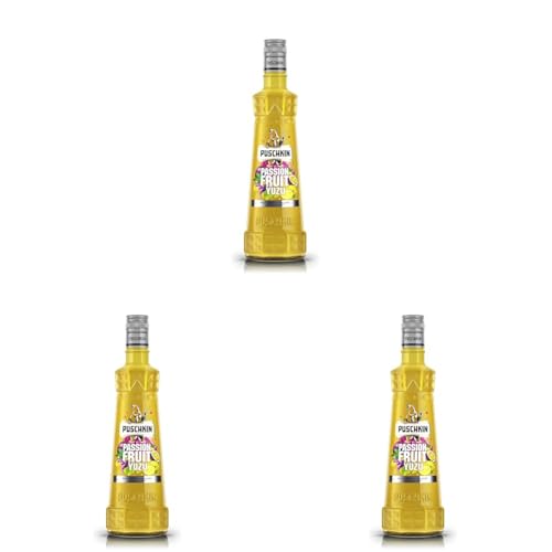 Puschkin Varianten Passionfruit Yuzu 1 x 0,7l-Fl. 15% vol. (Packung mit 3) von Puschkin