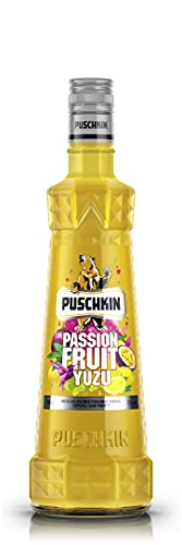 Puschkin | Passionfruit Yuzu | Exotisch-fruchtig mit Passionsfrucht und Yuzu | Ideal für tropische Cocktails oder pur auf Eis | 0,7L | 15% Vol. von Puschkin