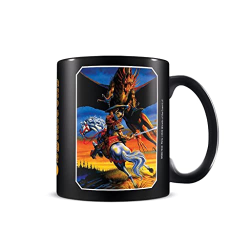 Pyramid International Dungeons and Dragons Tasse (Dragon Slayer Design) 325 ml schwarze Keramiktasse, Kaffeetasse & Dungeon and Dragons Geschenke – Offizielles Dungeon & Dragons Merchandise von Pyramid International