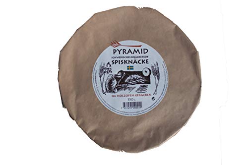 PYRAMID Spisknäcke, schwedisches Sauerteig-Knäckebrot, im Holzofen gebacken,550 g, 15005 von Pyramid
